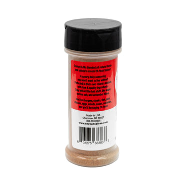 Hot All Natural Spice | 3.5 oz. Bottle | 12 All-Natural Herbs | Low Sodium | Gluten and Sugar Free | Made in Chapman, NE | Oh Yeah Spices